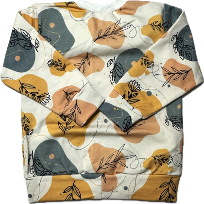 Bluza bawełniana GAMEX - LIŚCIE Rozmiar 92